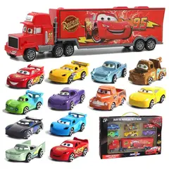 MULTIPLACE COLOMBIA - Tractomula a fricción de escala cars 1:24 con 6 vehículos-