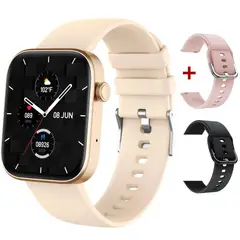 COLMI - Reloj Inteligente Mujer Llamadas Smartwatch Más 2 Correas.