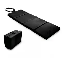 IKSA - Colchoneta Modular Plegable Negro De Camping Grande 180x65x7