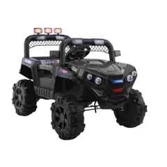 ROADMASTER - Camioneta Electrica Montable Jeep Campero Color Negro_.