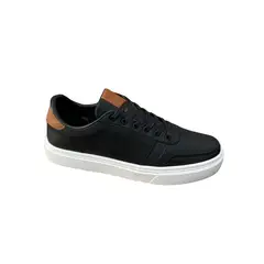 GENERICO - Tenis Casual Cosidos Caballero Zapato Hombre - Negro