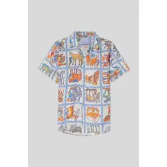 SOLOIO - Camisa de lino Byzantium blanco