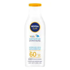 NIVEA - Sun Protect Sensitive Kids FPS60 125ml Protector Solar