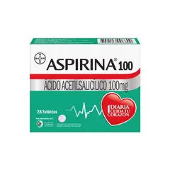 BAYER - Aspirina 100mg X28tab Imp.---