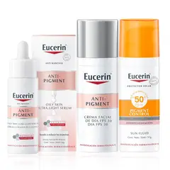 EUCERIN - Rutina Piel Serum+ Crema+ Bloqueador Antimanchas