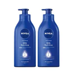 NIVEA - Crema Corporal Body Milk 1000ml x 2