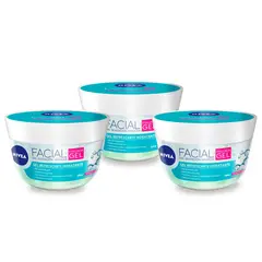 NIVEA - CUIDADO FACIAL HYALURON GEL 100ML X3