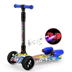 GENERICO - Patineta Scooter Luz Música Bluetooth Con Turbinas De Humo