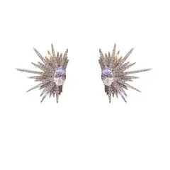 GENERICO - Aretes Estalactitas Estilo Diamantes Elegante Femenino
