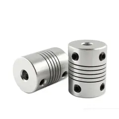 GENERICO - Acople Flexible Elastico 3x6.35mm 3mmx1/4" para Motor D19mm L25mm