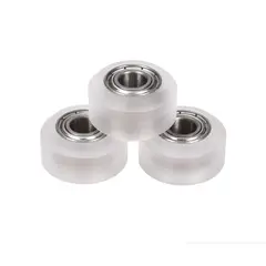 GENERICO - Rodamiento Radial MR105zz Blanco POM Eje 5mm V-slot Perfil Aluminio