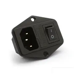 GENERICO - Adaptador con Switch 110V Fuente ATX Switchada con Fusible 15A SA179