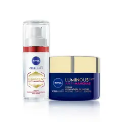 NIVEA - Luminous Antimanchas Serum antiedad+Crema de noche
