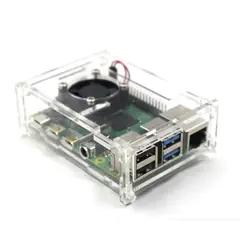 GENERICO - Caja Case Protector Acrilico Transparente Raspberry Pi 3