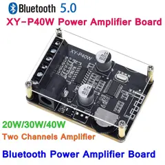 GENERICO - Amplificador Audio Estereo Bluetooth 5.0 XY-P40W 20W 30W 40W 5V 24V