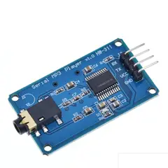 GENERICO - Modulo Reproductor Audio Estereo Mp3 YX5300 MH3028m Uart Ttl Microsd