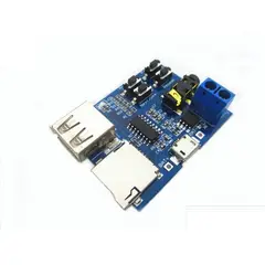GENERICO - Reproductor Audio Mp3 Modulo Decodificador 3W Soporta Tf Card