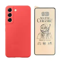 GENERICO - Estuche Silicone Case Vidrio Cerámico Matte Para Samsung S23 Fe