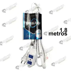 OSBLACK - Extensión 1.8 metros 6ft polarizada 3 conectores