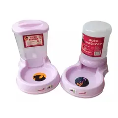 AFM - Dispensador De Agua Y Comida Individuales Para Mascota