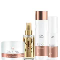 WELLA - Kit Fusion Shampoo Mascarilla Oleo Amino Refiller