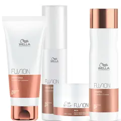 WELLA - Kit Fusion Shampoo Acondicionador Mascarilla Amino Refiller