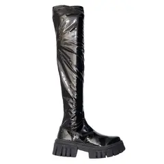 ZAVATTY - Bota para mujer 9011-Z585 NEGRO CHAROL