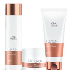 WELLA - Kit Fusion Shampoo Acondicionador Mascarilla