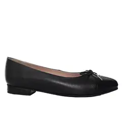ZAVATTY - Baleta para mujer H-RUT NEGRO CUERO