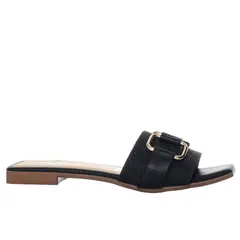ZAVATTY - Sandalia plana para mujer V636-Z84 NEGRO