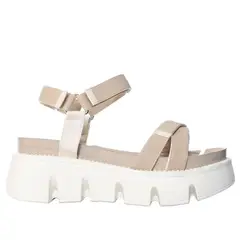 ZAVATTY - Plataforma baja para mujer 140-Z83 TALCO