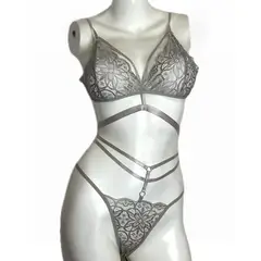 GENERICO - Baby Doll Transparente Linda Lencería Body Mujer