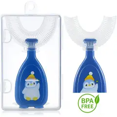 LANZURY IMPORTACIONES - Cepillo Dental Silicona Para Bebé En Forma De U- No Toxico