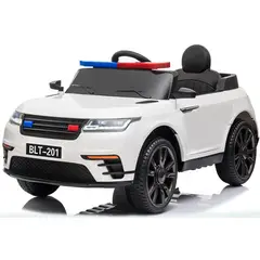BEBESUNITA - Carro Electrico Niños Land Rover Lla Caucho Control - Blanco