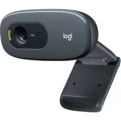LOGITECH - C270 HD Webcam - Black