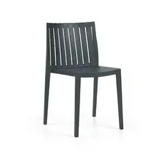MUMA - Silla para interior y exterior Elite Gris oscuro