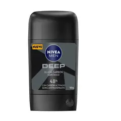 NIVEA - Desodorante Men Deep Black Carbón Barra X 50Ml