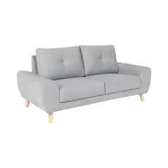 MUEBLES FIOTTI - Sofa 3 Puestos Gris Dalian