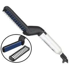 NOVA - Cepillo peine alisador electrico hombres cabello barba