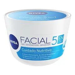NIVEA - Crema Facial Hidratante 5 En 1 Cuidado Nutritivo 50 ml