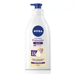 NIVEA - Crema Corporal Protección Solar FPS 15 1000 ml