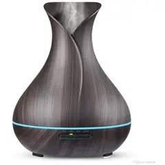 NOVA - Difusor de aromas 400 ml ultrasónico humidificador aromaterapia luz led + control remoto