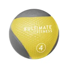 ULTIMATE FITNESS - Balón Medicinal con Rebote Pro 4 Kg