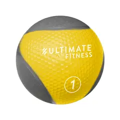 ULTIMATE FITNESS - Balón Medicinal con Rebote Pro 1 Kg