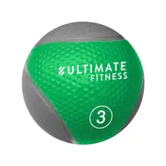 ULTIMATE FITNESS - Balón Medicinal con Rebote Pro 3 Kg