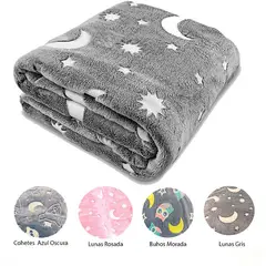 SKY - Cobija manta luminosa magica brilla en oscuridad cama niños