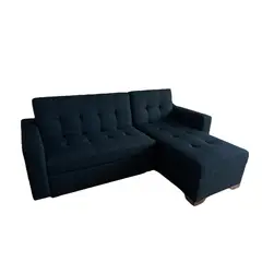 GENERICO - Sofa Cama sala Inzumo negro multifuncional con baul