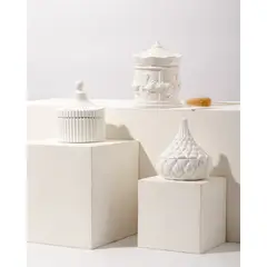 DECORACIONES ALE Y GABI - JUEGO DE 3 COFRES GABY BLANCO