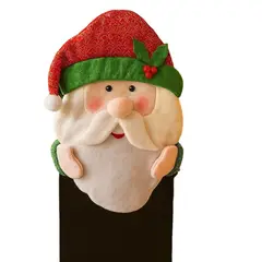 VOYPRE - Espaldar De Silla Diseño Navideño Papá Noel Satinado