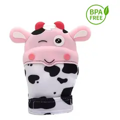 GENERICO - Guante de Dentición para Bebe - Rascaencias - Vaquita